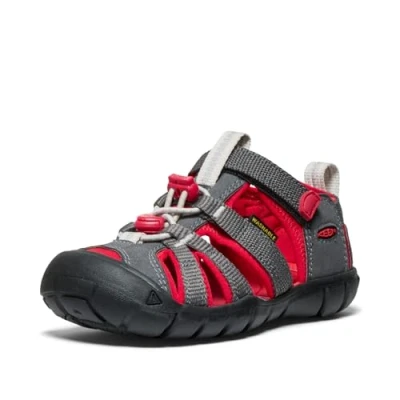 Afbeelding van Keen Seacamp Unisex Outdoorsandalen voor kinderen, Maat: 32/33, Grey Kunststof/ textiel