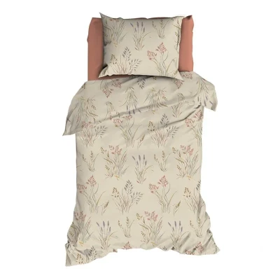 Afbeelding van Romanette Farini Dekbedovertrek Eenpersoons 140x200/220 cm Beige