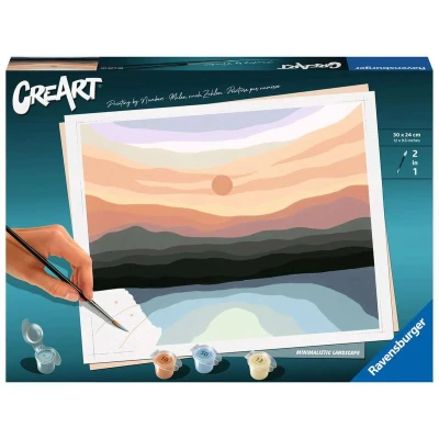 Afbeelding van Tekeningen om te schilderen Ravensburger Minimalistic Landcape 30 x 24 cm