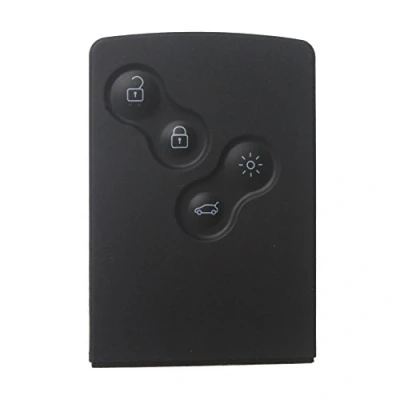 Afbeelding van Vervangende sleutelkaart voor Renault Captur Clio 4 Koleos Laguna 3 Megane Scenic Plip smartcard afstandsbediening toetsen