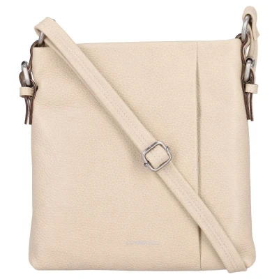 Afbeelding van Gigi Fratelli Kleine Crossbodytas / Schoudertas Dames Leer Romance Zand