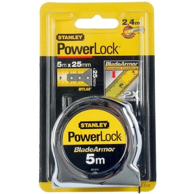 Afbeelding van Stanley powerlock blade armor rolmaat 5m x 25mm