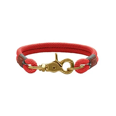 Afbeelding van Hunter Halsband Oss 45/8 Touw Rood