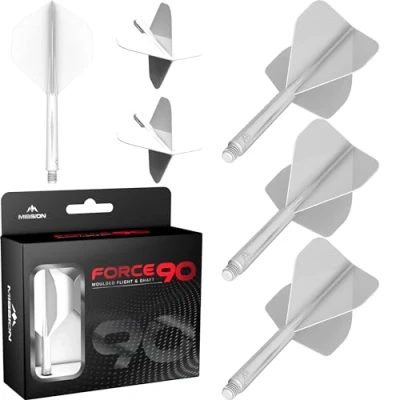 Afbeelding van Mission Force 90 White NO2 Dart Flights