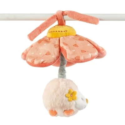 Afbeelding van Nattou Mila, Lana en Zoe Trillende Knuffel 15 cm Koraal