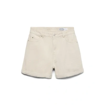 Afbeelding van Vero Moda Broek Vmzuri Hr Loose Shorts Mix Noos 10279493 Ecru Dames Maat XS