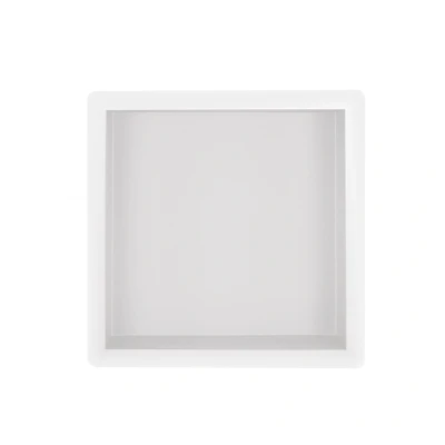 Afbeelding van Wiesbaden inbouwnis 30x30x7cm mat wit
