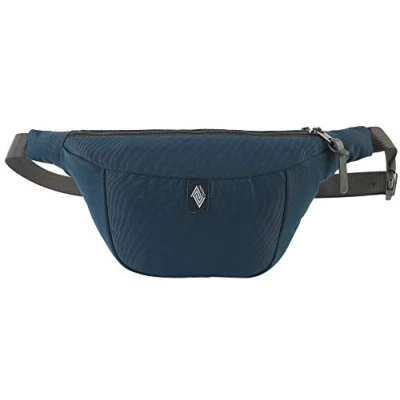 Afbeelding van Stijlvolle heuptas met 2 vakken, Heritage, heuptas, festival riemtas, 25 x 14 8 cm, Indigo, 8cm