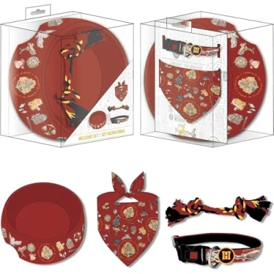 Afbeelding van Geschenkenset Harry Potter Rood Multi compositie Hond 4 Onderdelen