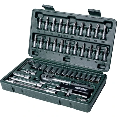 Afbeelding van Brüder Mannesmann M 2040 Dopsleutelset Metrisch 1/4 (6.3 mm) 46 delig