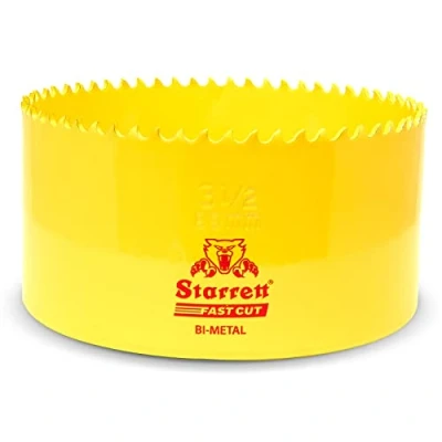 Afbeelding van Starrett HSS Bimetalen gatenzaag FCH0312, snelgesneden, extra kobalt voor roestvrij staal, hout, kunststof, 89 mm