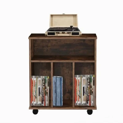 Afbeelding van Lp vinyl opbergkast boekenkast opbergen tijdschriften boeken platen