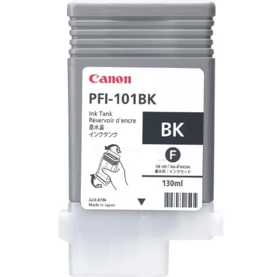 Afbeelding van Canon PFI 101BK Inktcartridge Zwart