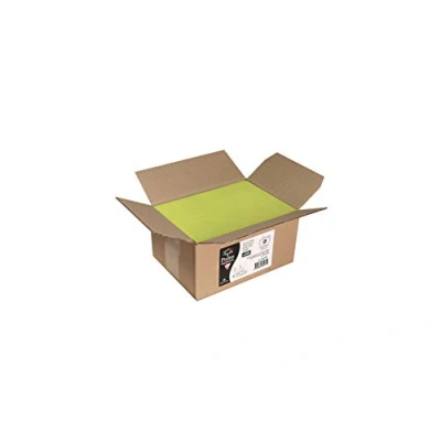 Afbeelding van Clairefontaine 65475C doos met 200 enveloppen, zelfklevend, formaat DL (11 x 22 cm) 120 g/m² kleur knopgroen uitnodigingen voor evenementen en correspondentie serie pollen premium papier glad