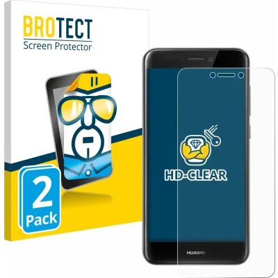 Afbeelding van BROTECT Screenprotector voor Huawei P8 Lite 2017 Folie Beschermfolie transparant (2 Stuks)