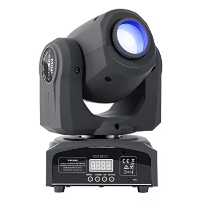 Afbeelding van ZKYMZL Bewegende hoofdlichten 8 GOBO Rainbow DJ Lights Disco kleuren 9/11 kanalen LED Strobe DMX512 Control KTV Club Party