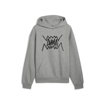 Afbeelding van Puma JAWS Hoodie, Heren, Maat: Small, Medium gray heather