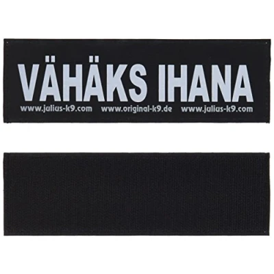 Afbeelding van Julius K9 162LR G 54153 Velcro opschrift VÄHÄKS IHANA zwart