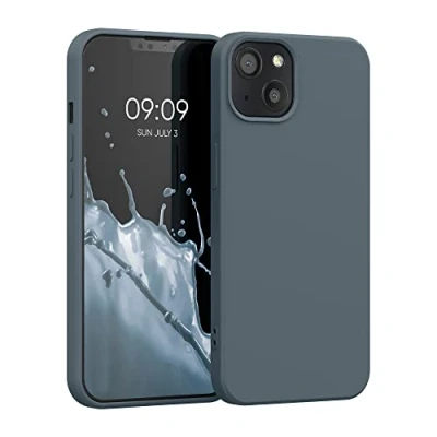 Afbeelding van kwmobile telefoonhoesje geschikt voor Apple iPhone 13 Hoesje smartphone Back cover in leisteen
