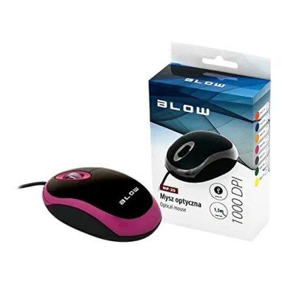 Afbeelding van Optische, bedrade muis WIRED MP 20 BLOW USB 100DPI roze