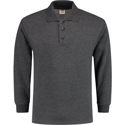 Afbeelding van Tricorp 301004 Polosweater Antraciet Melange