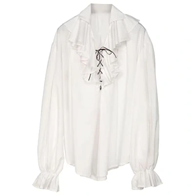 Afbeelding van WIDMANN Witte piraten blouse voor mannen M