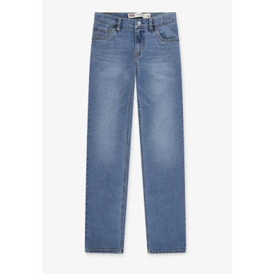 Afbeelding van Levi&#039;s 502 Regular Jeans Tapered Fit voor kinderen, Maat: 116, Dark blue denim