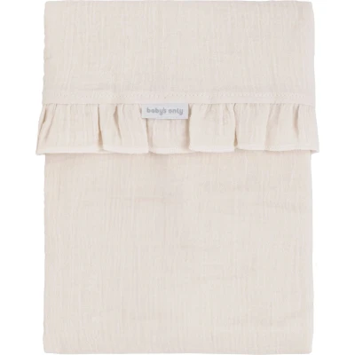 Afbeelding van Baby&#039;s Only Laken Wieg Ruffle Calm Warm Linen