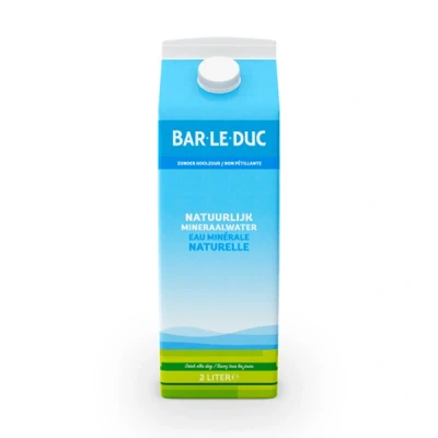 Image de Eau minérale naturelle gazéifiée Brique de 2L Bar Le Duc
