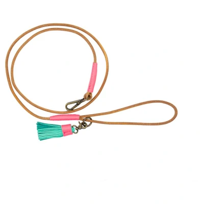 Afbeelding van Dwam Puppy Looplijn Dushi Hondenriem 135x0.7 cm Bruin