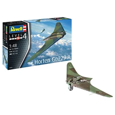 Afbeelding van 1:48 Revell 03859 Horton Go229 A 1 Flying Wing Plastic Modelbouwpakket