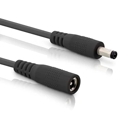 Afbeelding van InLine® DC verlengkabel, stekker mannelijk/vrouwelijk 5,5 x 2,1 mm, AWG 18, zwart, 5 m