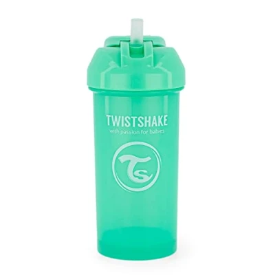 Afbeelding van Twistshake Straw Cup 360ml Pastel Green