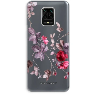 Afbeelding van Case Company® hoesje geschikt voor Xiaomi Redmi Note 9 Pro Mooie bloemen Soft Cover Telefoonhoesje Bescherming aan alle Kanten en Schermrand
