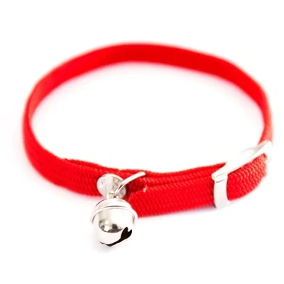 Afbeelding van Martin Sellier Halsband Kat Elastisch Nylon Rood 30X1 CM