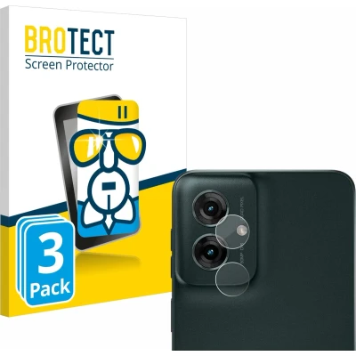 Afbeelding van BROTECT Screenprotector voor Motorola Moto G55 (ALLEEN Camera Lens) Folie Beschermfolie Beschermglas transparant (3 Stuks)