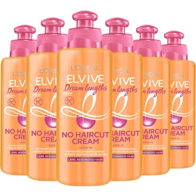Afbeelding van 6x L&#039;Oréal Elvive Dream Lengths No Haircut Cream 200 ml