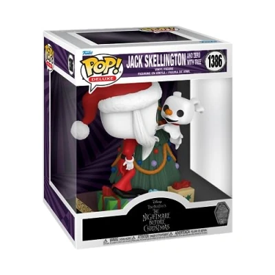 Afbeelding van Funko Pop! Disney: Jack Skellington and Zero with tree #1386 Deluxe