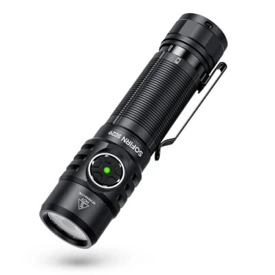 Afbeelding van Sofirn SC29 Oplaadbare led zaklamp, 3000 lumen, superhelder, met 6 modi, kleine draagbare zaklamp batterij, waterdichte voor kamperen, hondenuitlaten