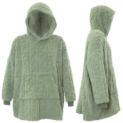Afbeelding van Unique Living Hoodie Pleun Tea Green 70x57x87cm