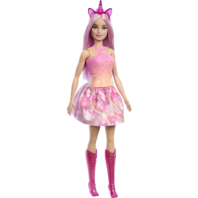 Afbeelding van Barbie A Touch of Magic Roze eenhoorn Barbiepop