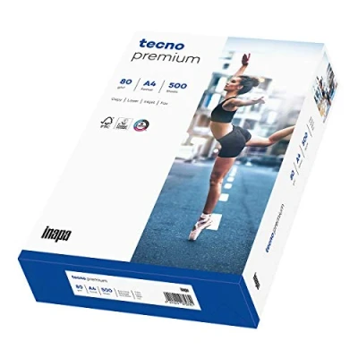 Afbeelding van TECNO Premium printpapier, hoogwit, 80 g, A4, FSC, pak van 500 vellen