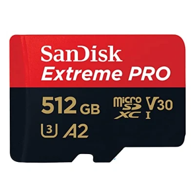 Image de SanDisk MicroSDXC Extreme Pro 512 Go 200 Mo/s