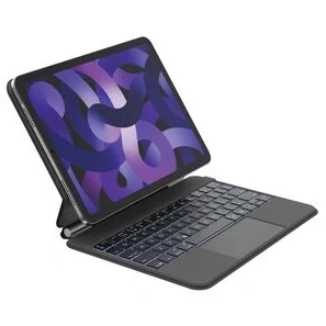 Afbeelding van Belkin Pro iPad 10e generatie toetsenbordhoes met magnetische standaard, Bluetooth toetsenbord achtergrondverlichting, multi gebarenbediening, opslag voor Apple Pencil QWERTY