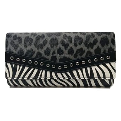 Afbeelding van Pierre Cardin portemonnee voor dames, meisjes, mooi, groot, ruim, kunstleer, cadeau, met portemonnee, geldhouder, Wit., klassiek