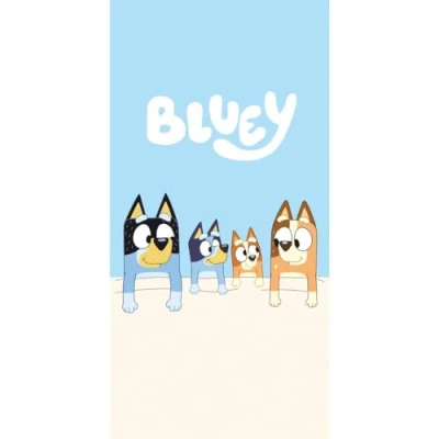 Afbeelding van Bluey Strandlaken Family 70 x 140 cm Katoen