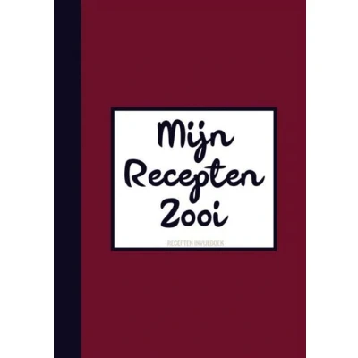 Image de Grappig Cadeau voor Mannen, Vriend, Vrouwen, Vriendin Recepten Invulboek / Receptenboek &quot;Mijn Zooi&quot;
