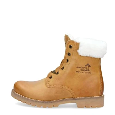 Afbeelding van Panama Jack 03 Igloo Combat Boot Dames, Vintage geel B1