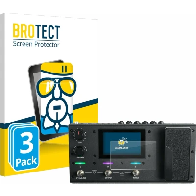 Afbeelding van BROTECT Screenprotector voor Headrush MX5 Folie Beschermfolie Beschermglas transparant (3 Stuks)