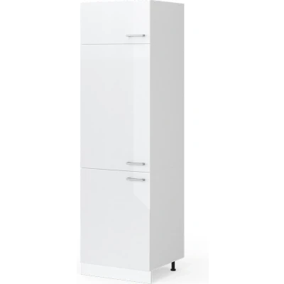 Afbeelding van Vicco Universele voorraadkast R Line, Wit Hoogglans/Wit, 60 cm met deuren